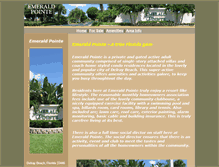 Tablet Screenshot of emeraldpointedelraybeach.com